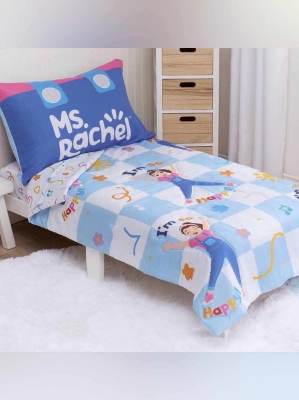 Ms. Rachel Toddler Sized Bedding Set